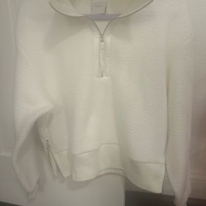 Varley Roselle Half Zip Fleece size small NWOT, never worn. Color egret